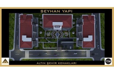 ALTINŞEHİR KONAKLARI GECE MANZARASI