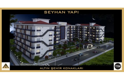 ALTINŞEHİR KONAKLARI GECE MANZARASI