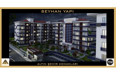 ALTINŞEHİR KONAKLARI GECE MANZARASI