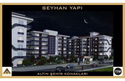 ALTINŞEHİR KONAKLARI GECE MANZARASI