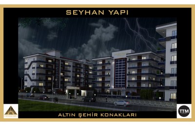 ALTINŞEHİR KONAKLARI GECE MANZARASI