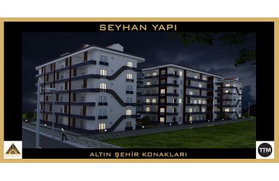 ALTINŞEHİR KONAKLARI GECE MANZARASI