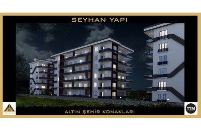 ALTINŞEHİR KONAKLARI GECE MANZARASI