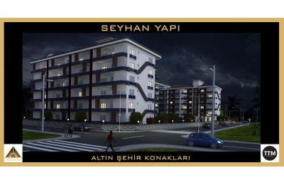 ALTINŞEHİR KONAKLARI GECE MANZARASI