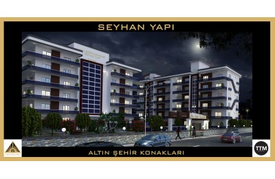 ALTINŞEHİR KONAKLARI GECE MANZARASI