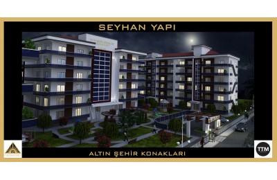 ALTINŞEHİR KONAKLARI GECE MANZARASI